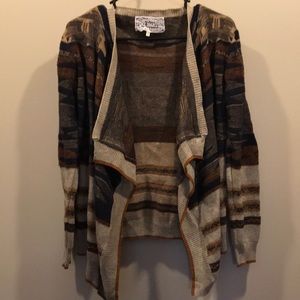 open long sleeve cardigan sweater